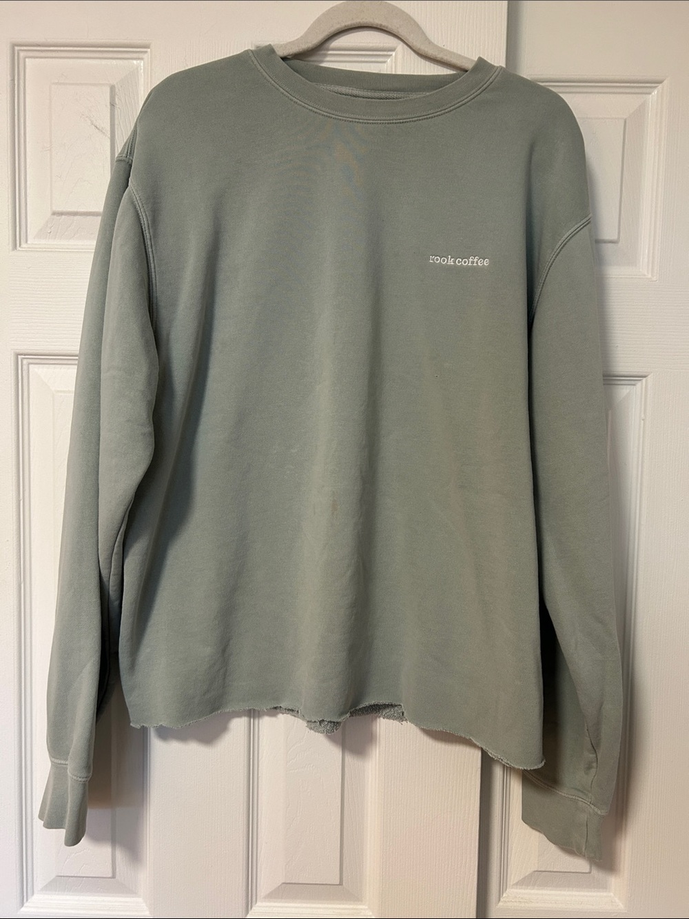 Rook Coffee Mint Green Crewneck Sweatshirt
